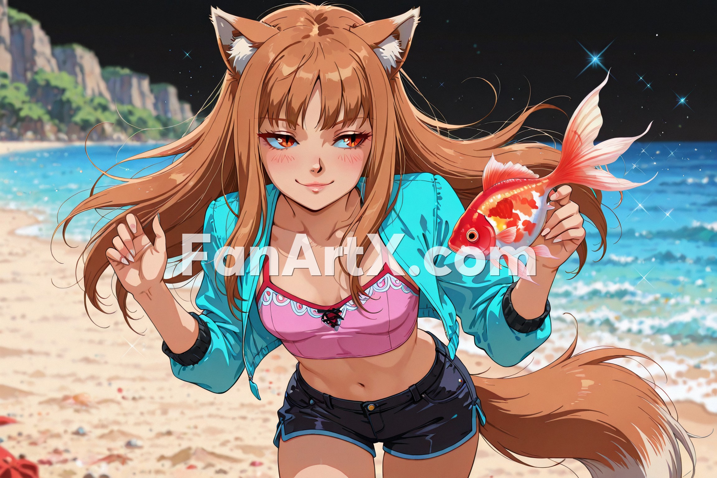 Holo fanart - Spice and Wolf characters 2826754